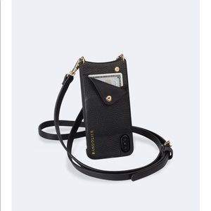 Bandolier Peb. Leather Crossbody iPhone X/XS Case
